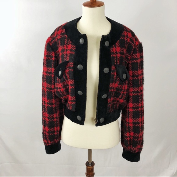 💸 SOLD :: Moschino Cropped Bomber Jacket 10 - Picture 7 of 8